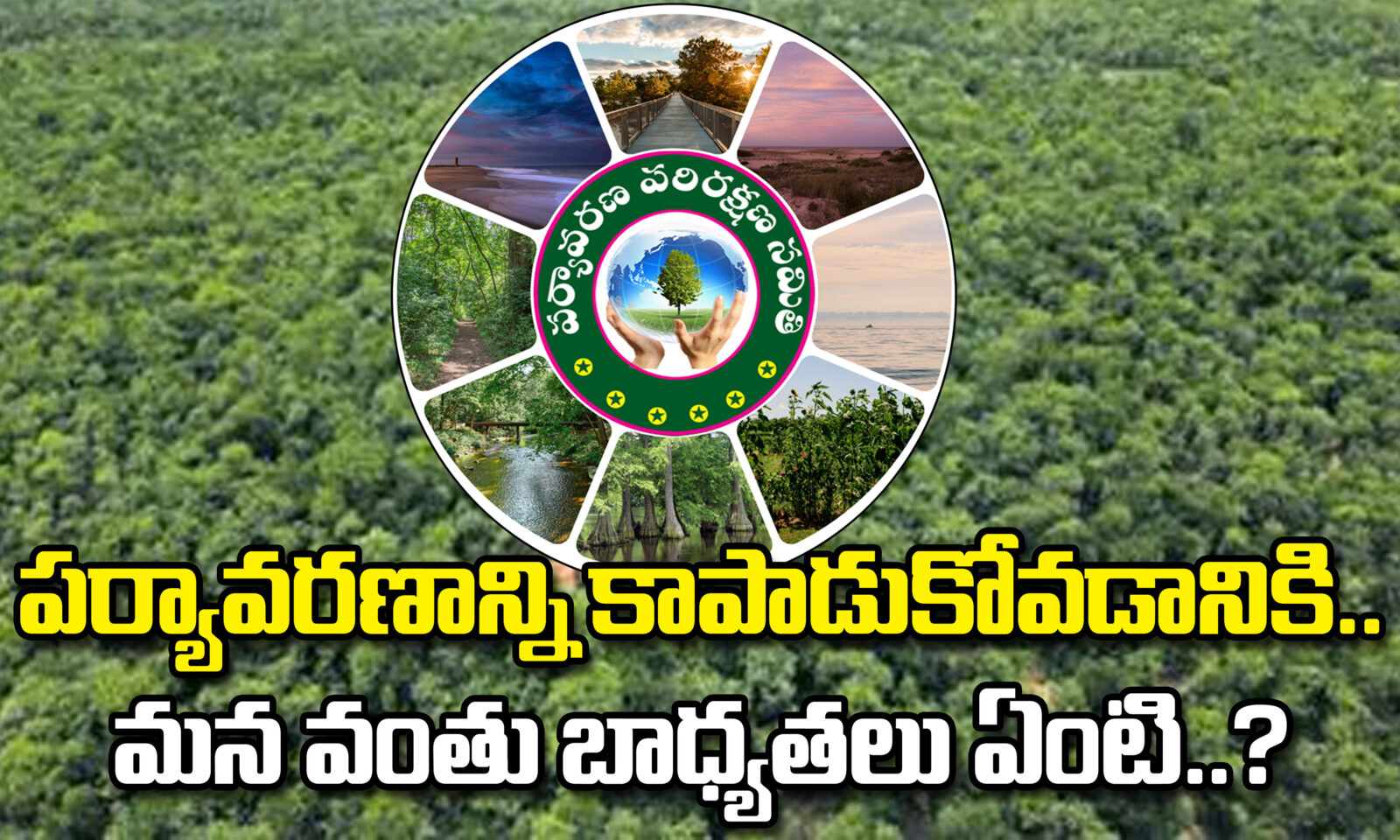 పర్యావరణాన్నికాపాడుకోవడానికి మన వంతు బాధ్యతలు ఏంటి..?